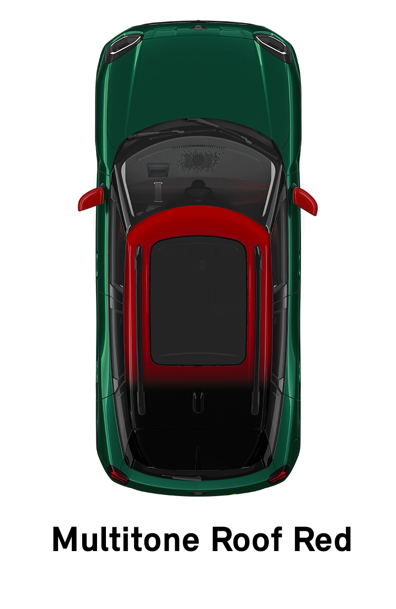 MINI Roof: Multitone Roof Red