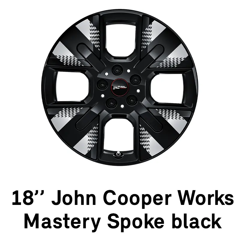 MINI Rim: 18 inch JCW Mastery Spoke Black