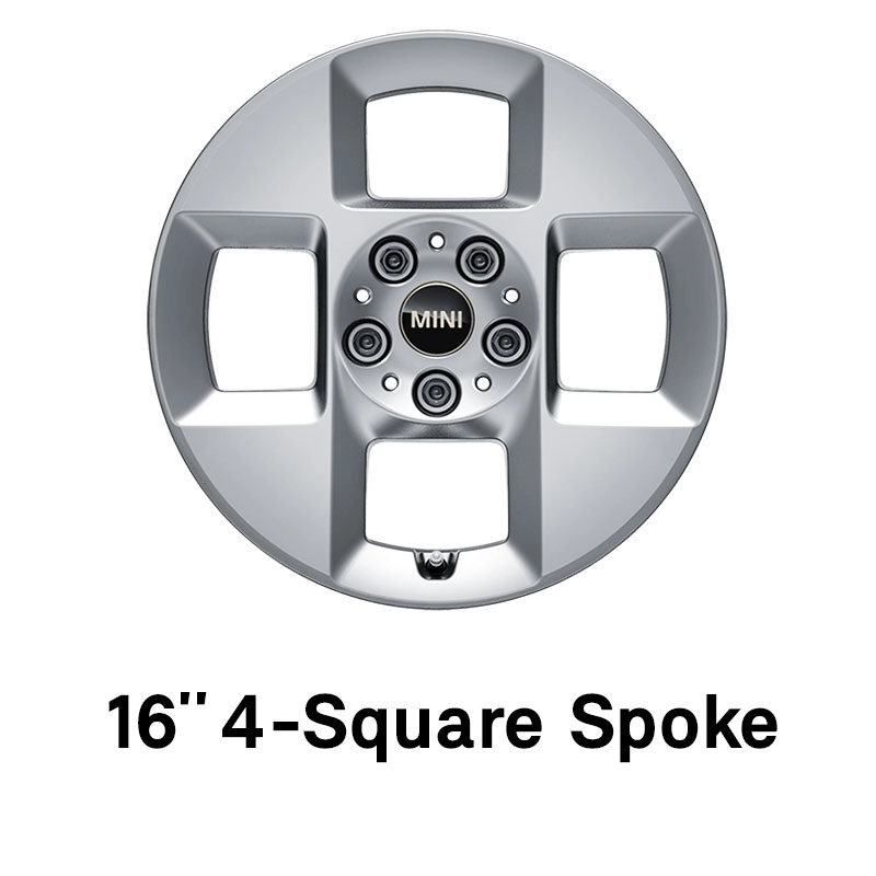 MINI Rim: 16 inch 4-Square Spoke