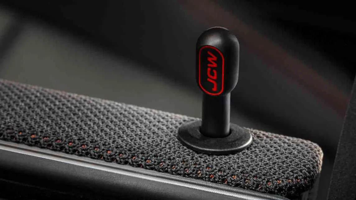 MINI John Cooper Works door pin in RED LINE design. 