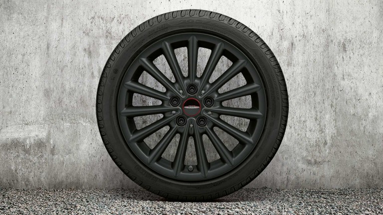 17" JCW multi spoke wheel – jet black matt – 505