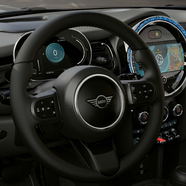 mini connected - leather sports steering wheel